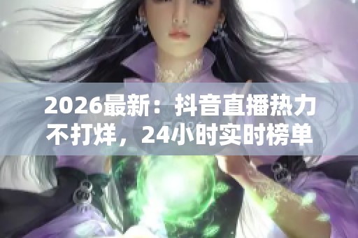 2026最新：抖音直播热力不打烊，24小时实时榜单狂欢盛宴即刻开启！