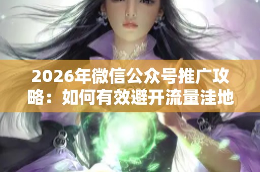 2026年微信公众号推广攻略：如何有效避开流量洼地？